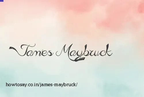 James Maybruck