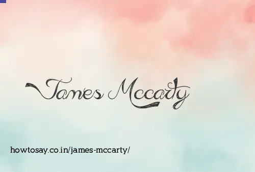 James Mccarty