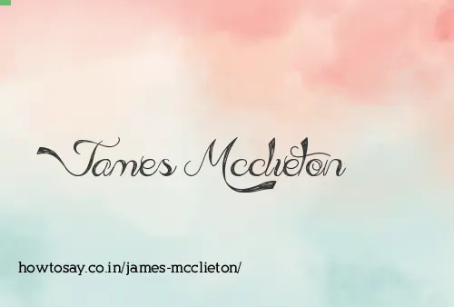James Mcclieton