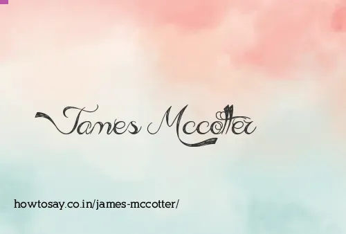 James Mccotter