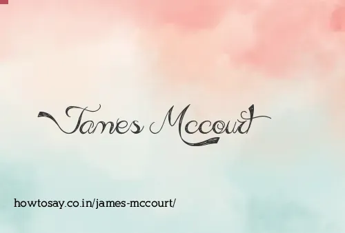 James Mccourt