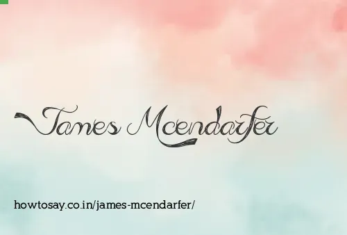 James Mcendarfer
