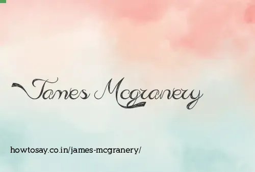 James Mcgranery