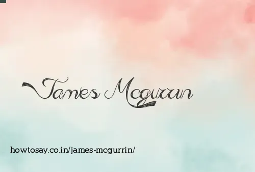 James Mcgurrin