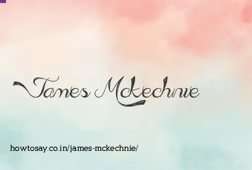 James Mckechnie