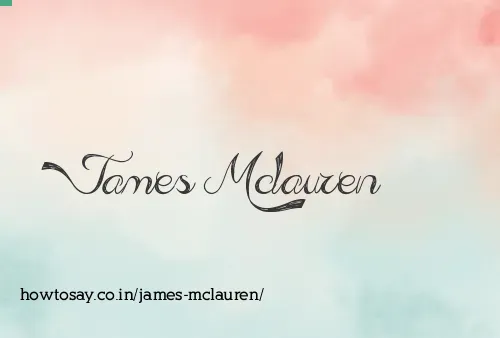 James Mclauren