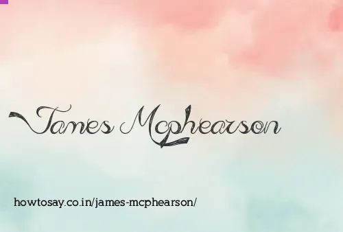 James Mcphearson