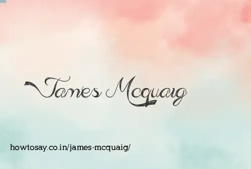 James Mcquaig
