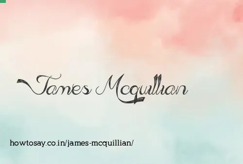 James Mcquillian