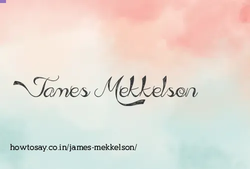 James Mekkelson
