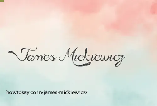 James Mickiewicz
