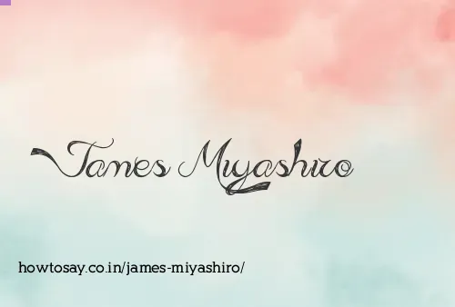 James Miyashiro