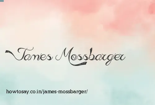 James Mossbarger