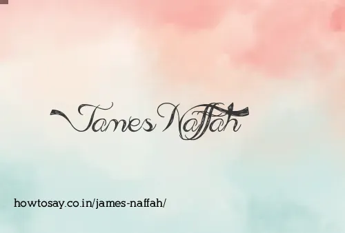 James Naffah