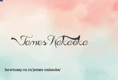 James Nakaoka