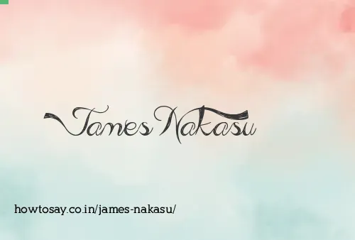 James Nakasu