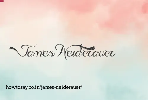 James Neiderauer
