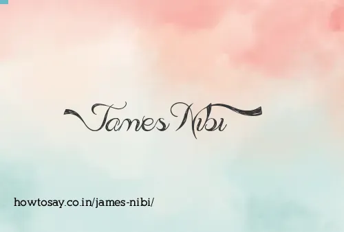 James Nibi