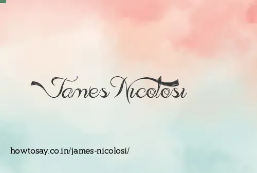 James Nicolosi