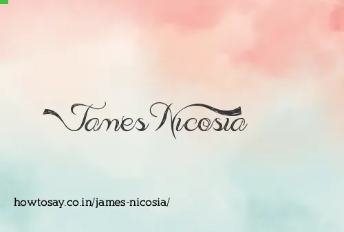 James Nicosia