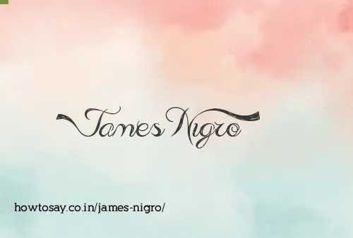 James Nigro