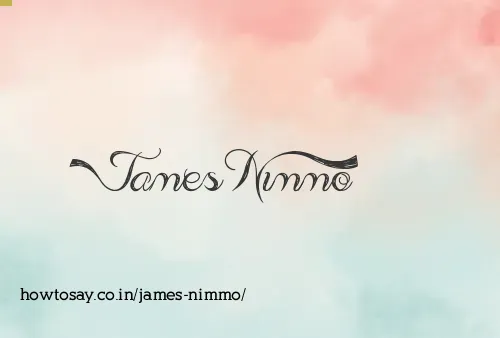 James Nimmo