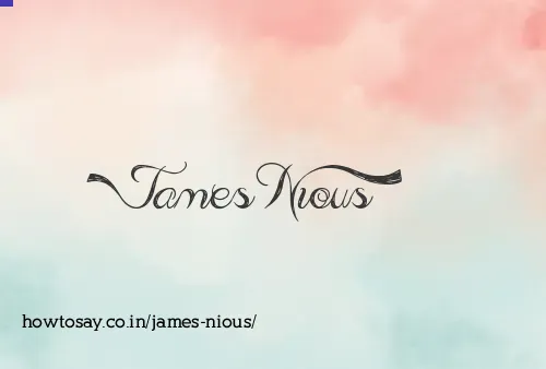 James Nious