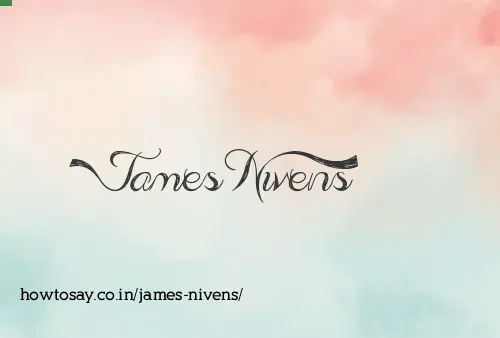 James Nivens