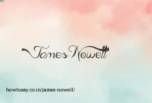James Nowell