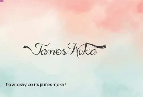 James Nuka