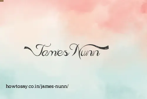 James Nunn