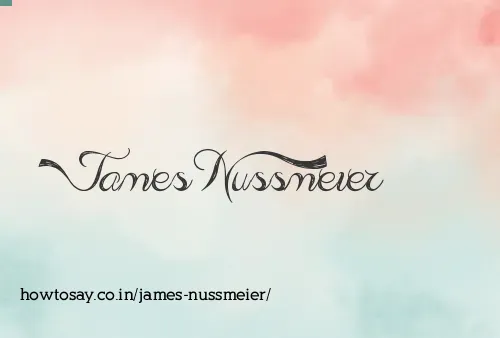 James Nussmeier