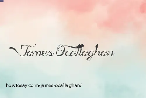 James Ocallaghan