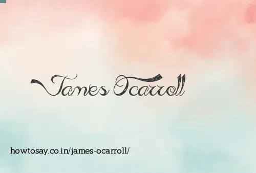 James Ocarroll