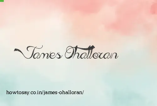 James Ohalloran