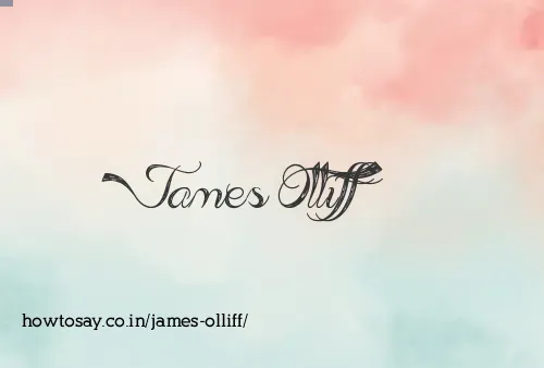 James Olliff