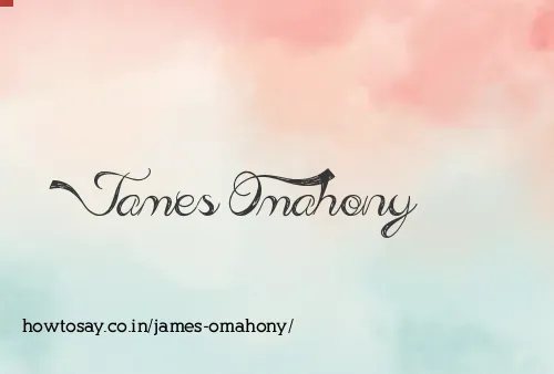 James Omahony