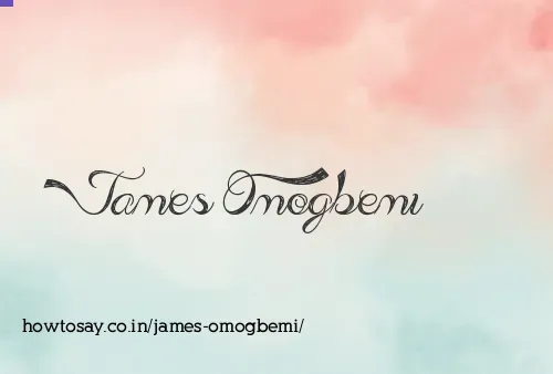 James Omogbemi