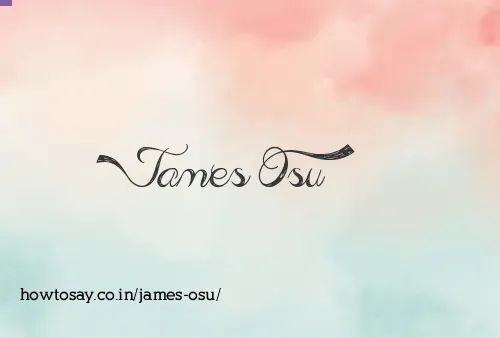 James Osu
