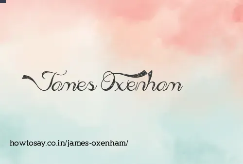 James Oxenham