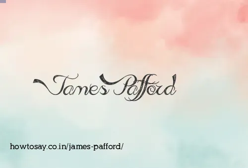 James Pafford
