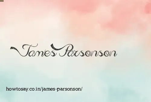 James Parsonson