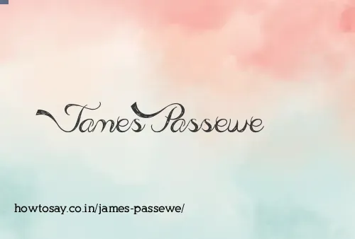 James Passewe