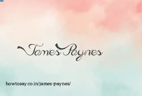 James Paynes