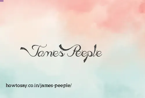 James Peeple