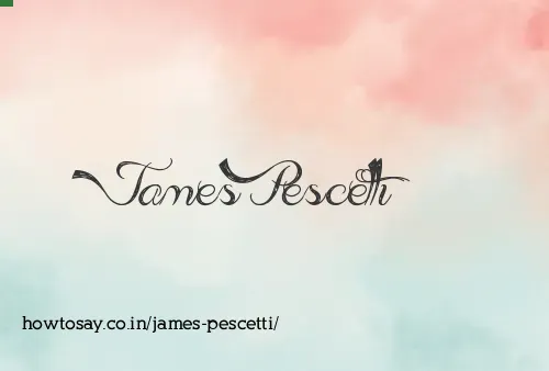 James Pescetti