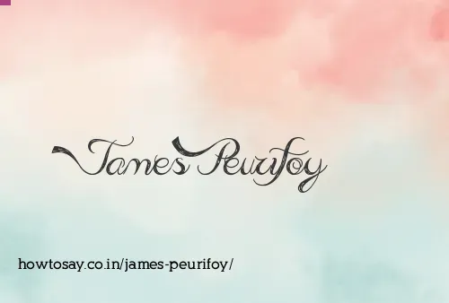 James Peurifoy