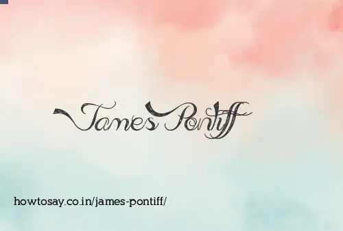 James Pontiff