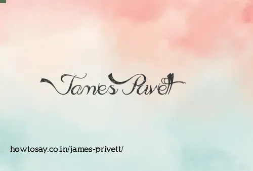 James Privett