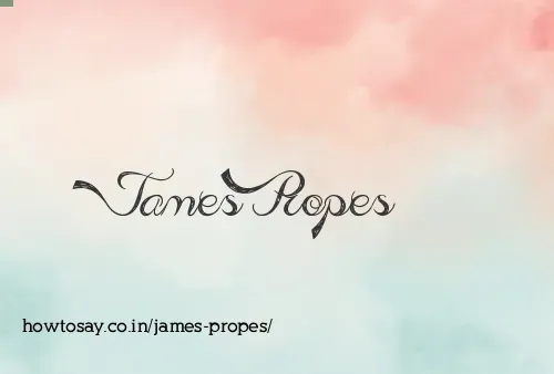 James Propes